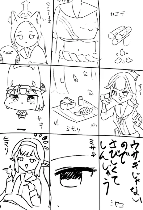 #ブルアカの生徒なにも見ずに描く 