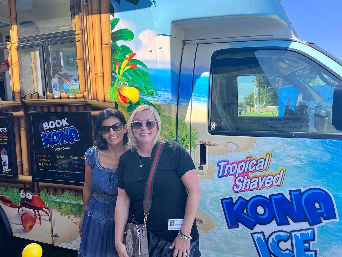LagunaRoad's tweet photo. The first week of school was a wrap! PBIS rotations, building relationships, and a Kona Ice Truck to end the week! https://t.co/LpVWQvthID