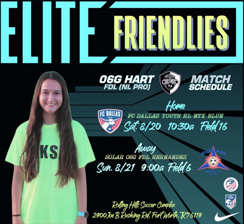 Great 3-0 win today against FC Dallas RL Blue. Back out tomorrow @ 9a on field 6!  @DKSC06GHART