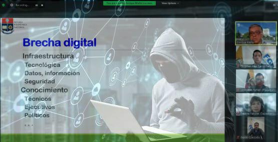 #AHORA | Se desarrolla segundo módulo de capacitación virtual en Ciberdelitos, a cargo de Enrique Mafla, docente de <a href="/EPNEcuador/">EPNEcuador</a>; Christian Fierro, de la Unidad de Ciberdelitos de #FiscalíaEc; y, Leonardo Chuquiguanca, perito informático forense; dirigido a fiscales del país.