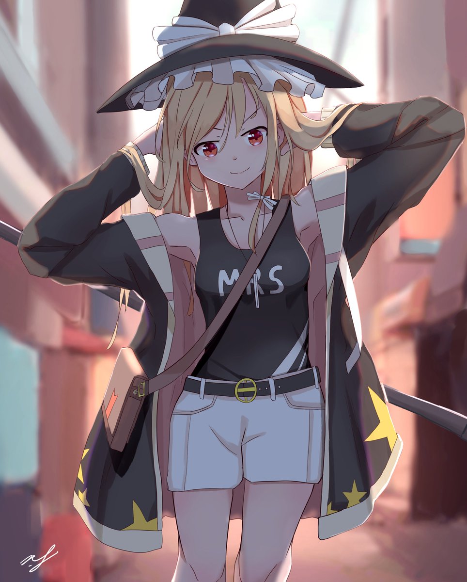 Marisa's casual streetwear

#touhou #東方Project