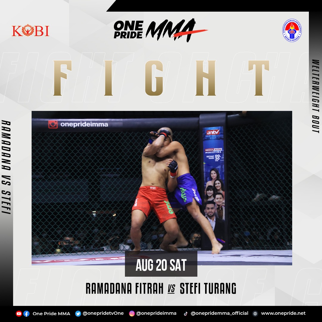 onepride_mma's tweet photo. Pertarungan singkat, Steffi tak kuasa menahan serangan keras Ramadana
.
#OneprideMMA #OnepridetvOne #FightNight61 #KOBI https://t.co/KprjEdDXoc