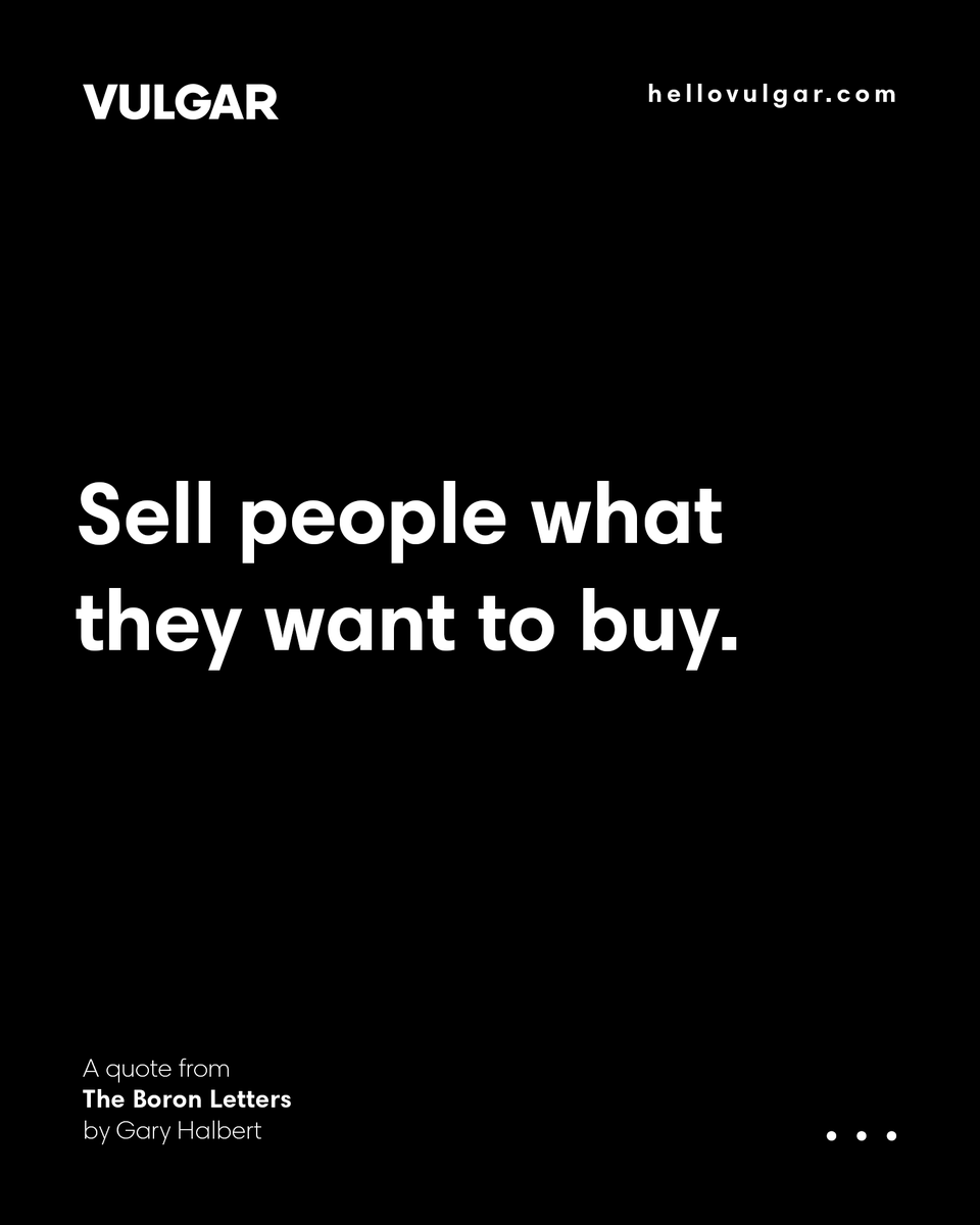 CJForse's tweet photo. I've recently been doing my best to read classic marketing books. I'll also do my best to share the nuggets that I highlight.

This one is perfectly simple but frequently forgotten.

#ecommerce #marketing #bookquotes #vulgarhighlights https://t.co/GDnONcDua5