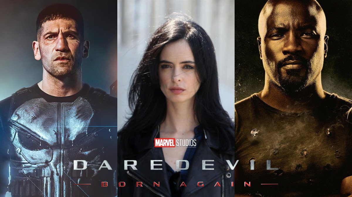 Updates4Marvel's tweet image. The Punisher, Jessica Jones and Luke Cage will appear in #DaredevilBornAgain!

Via: DanielRPK
#MarvelStudios #DisneyPlus