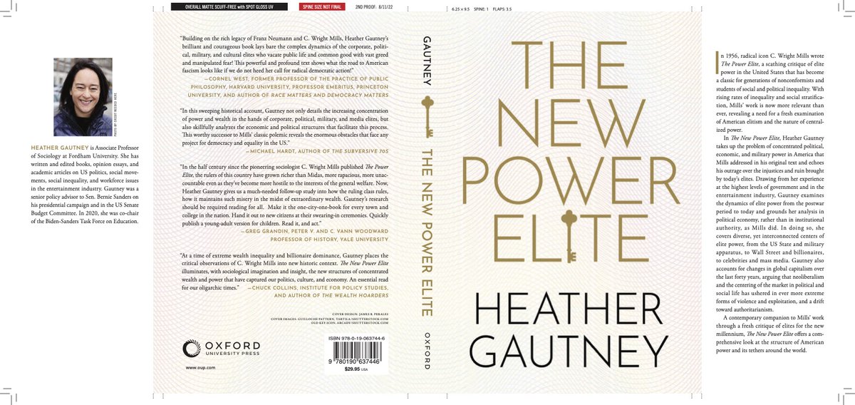 KaplanHDG's tweet photo. #TheNewPowerElite book cover all done. Just 3 months to release! Many thanks to @Chuck99to1 @CornelWest, @GregGrandin, and @Michael2Hardt for their EXCELLENT blurbs. @OUPAcademic Preorder here: https://t.co/lLk4EQqDLy. https://t.co/LSCDkW5mN9