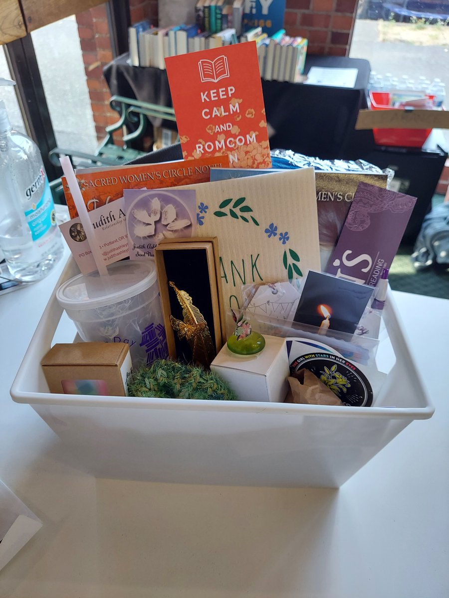 So I've told you how to get a raffle ticket, but you want to know what's up for raffle, huh?  Well, fine... 

First up is a Jan's basket donated to #bookstoreromanceday by Local Author @JudithAshley19 

Stay Tuned for more basket news!