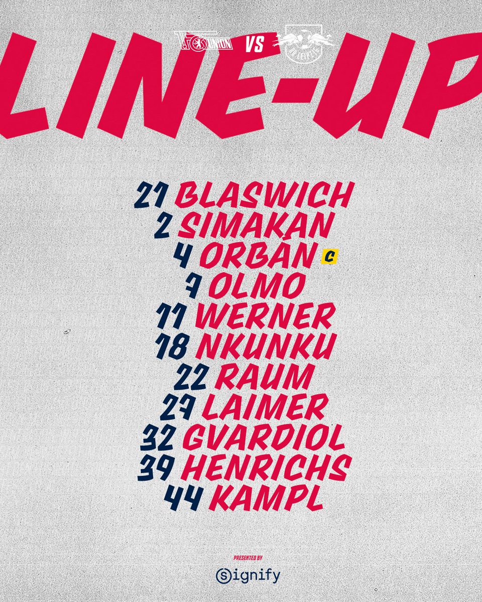 WernerXtra_'s tweet photo. 😃👏 | Timo Werner starts against Union Berlín. #WeAreLeipzig ❤️ https://t.co/e1dv6nRvsA