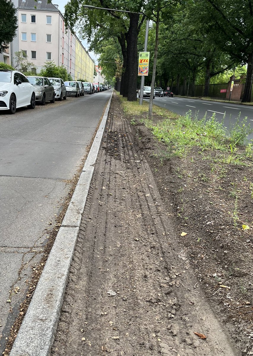 Update: So sieht es inzwischen aus. <a href="/urban_aykal/">Urban Aykal</a> <a href="/basz_berlin/">Bezirksamt Steglitz-Zehlendorf</a> wird #UnterdenEichen dann eigentlich zu „Hier-waren-mal-Bäume“ umbenannt?