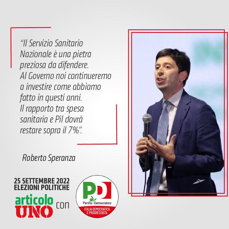 articoloUnoMDP's tweet photo. Il servizio sanitario nazionale è una pietra preziosa da difendere. Anche per questo Articolo Uno è con l’Italia democratica e progressista. https://t.co/dnyph52tDi