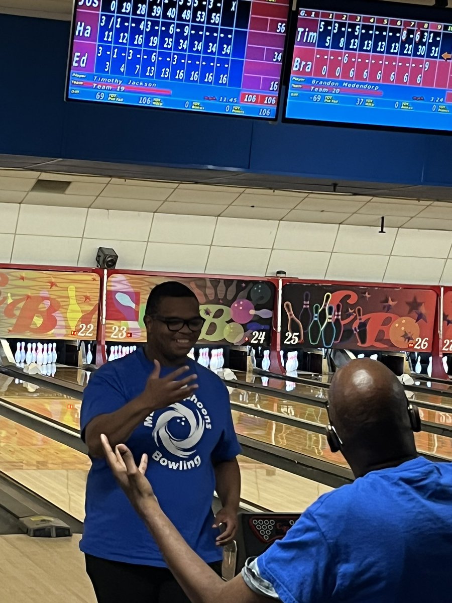 Saturday morning <a href="/SpecialOlympics/">Special Olympics</a> Regional Bowling competition cheering on our favorite athlete