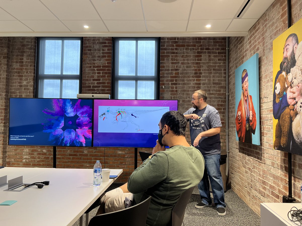 Learning about dinosaurs. I love <a href="/BarCampOmaha/">Migrated to Bluesky</a>. You never know what you’ll learn at this event! Glad I work at <a href="/wpengine/">WP Engine</a> <a href="/wpebuilders/">WP Engine Builders</a> where they sponsor and host great events like this. #bco22 #wpengine #omaha #flywheel #localwp