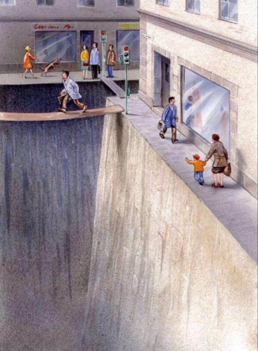 This brilliant illustration by Swedish artist Karl Jilg shows how much public space we've surrendered to cars