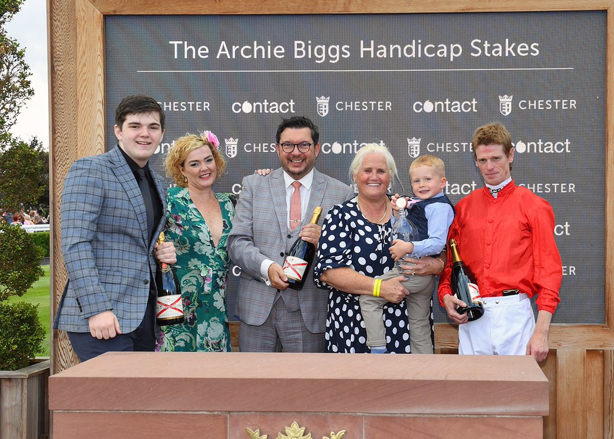 RACE 6 RESULT - The Archie Biggs Handicap Stakes 

🥇 Riversway
🥈 Lucky Shake 
🥉 Catch Cunningham 

Jockey:  Barry McHugh <a href="/bazmchugh/">Barry McHugh</a> 
Trainer:  Julie Camacho <a href="/JCamachoRacing/">Julie Camacho Racing</a> 
Owner: Mr David W. Armstrong 

📸 <a href="/offphoto/">OfficialPhotographers</a> @TCC_UK
