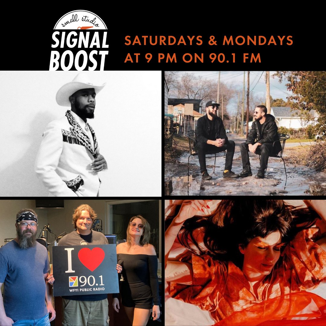 wfyi's tweet photo. This week on #SmallStudioSignalBoost, hear:
- Dr. @clarelongendyke's Top 5 songs
- @indyFOL artists
- @CircuitdesYeux, Briidges, @kristentheband
Sat & Mon at 9 p.m. at 90.1, https://t.co/lS5HqrN5X0 or your smart speaker.
Supported by @sunkingbrewing
#WFYIMusic #IndianaMusic https://t.co/0xmd4PDwuB