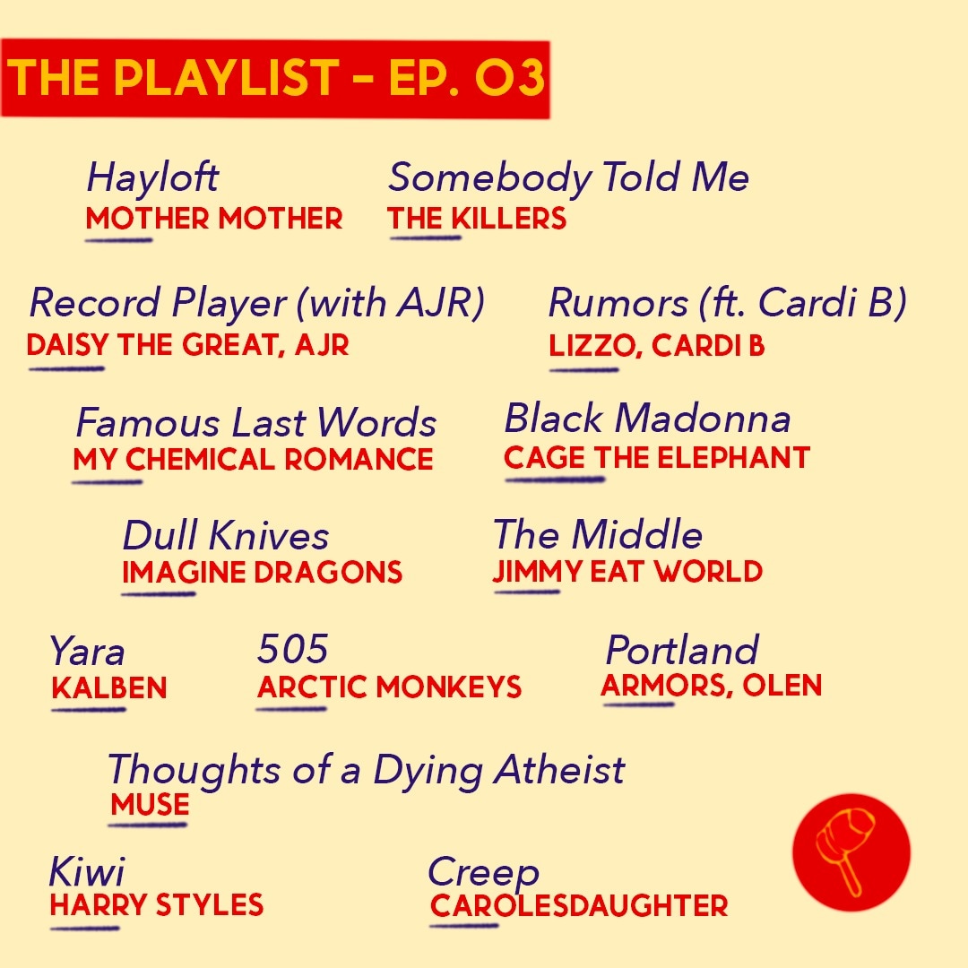 FeelThePlaylist's tweet photo. It's time to Rock and Make Head Roll with a special playlist curated by @anisha3011. Have a listen and stay tuned for the podcast episode where we feel the playlist. Drops Sunday, 8 pm IST. Listen here: https://t.co/UflWZ7j08g
#Playlist #Rock #podcast https://t.co/fWUsLJkDnH