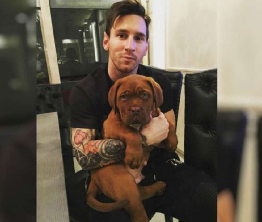 valencasIa's tweet photo. q carajo le da messi de comer a su perro https://t.co/4KEeK22cNK