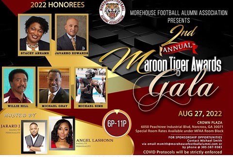 MFAA1867's tweet photo. 2022 MFAA Gala Honoree Spotlight

@MIKESIMS_ - Blazing Tiger Honoree - ‘22

Limited time left to get your tickets to the 2022 MFAA Kickoff Gala 8/27! Goal is to raise $100k! Tix at the link!

https://t.co/5mNTwjSK8r

#Spelhouse
#PartyWithAPurpose
#MaroonTigers
#MorehouseFootball https://t.co/43fBd8fWYv