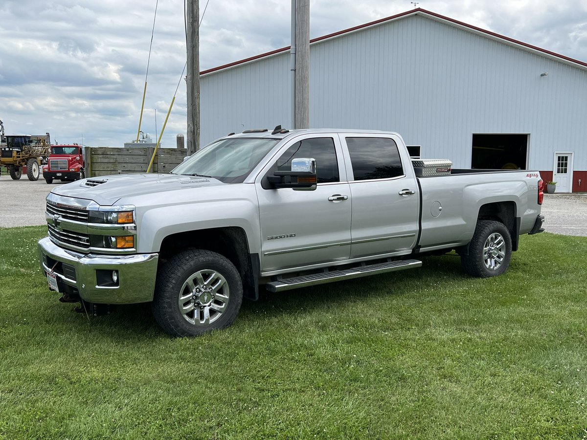 For Sale. 2019 chevy 3500 ltz. 71k miles. Loaded up interior. Nothing wrong with it just upgrading. Not used for commercial snow removal, just the barnyard and driveway. $59,500 without plow, $64k with 8’2 boss poly v blade. RTs appreciated.