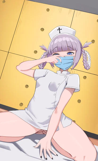 Imagine nazuna with a mask  