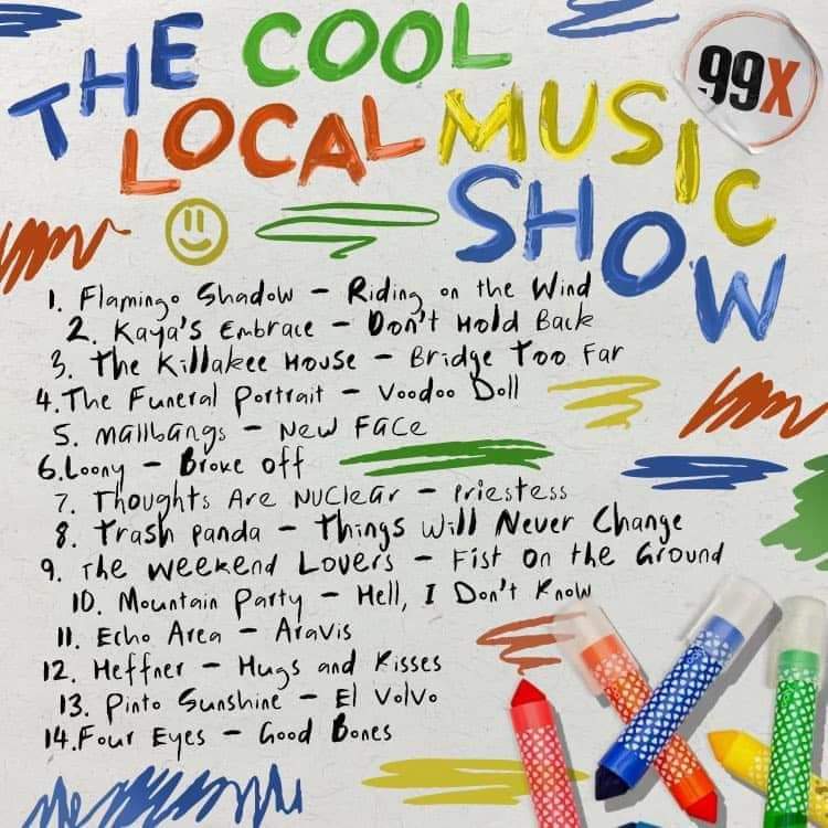 Kayas_Embrace's tweet photo. Shout out to the @coollocalmusic show on @99x for playing our single, "Don't Hold Back" 🌊🎶🚨 https://t.co/iy0UOOTf8N