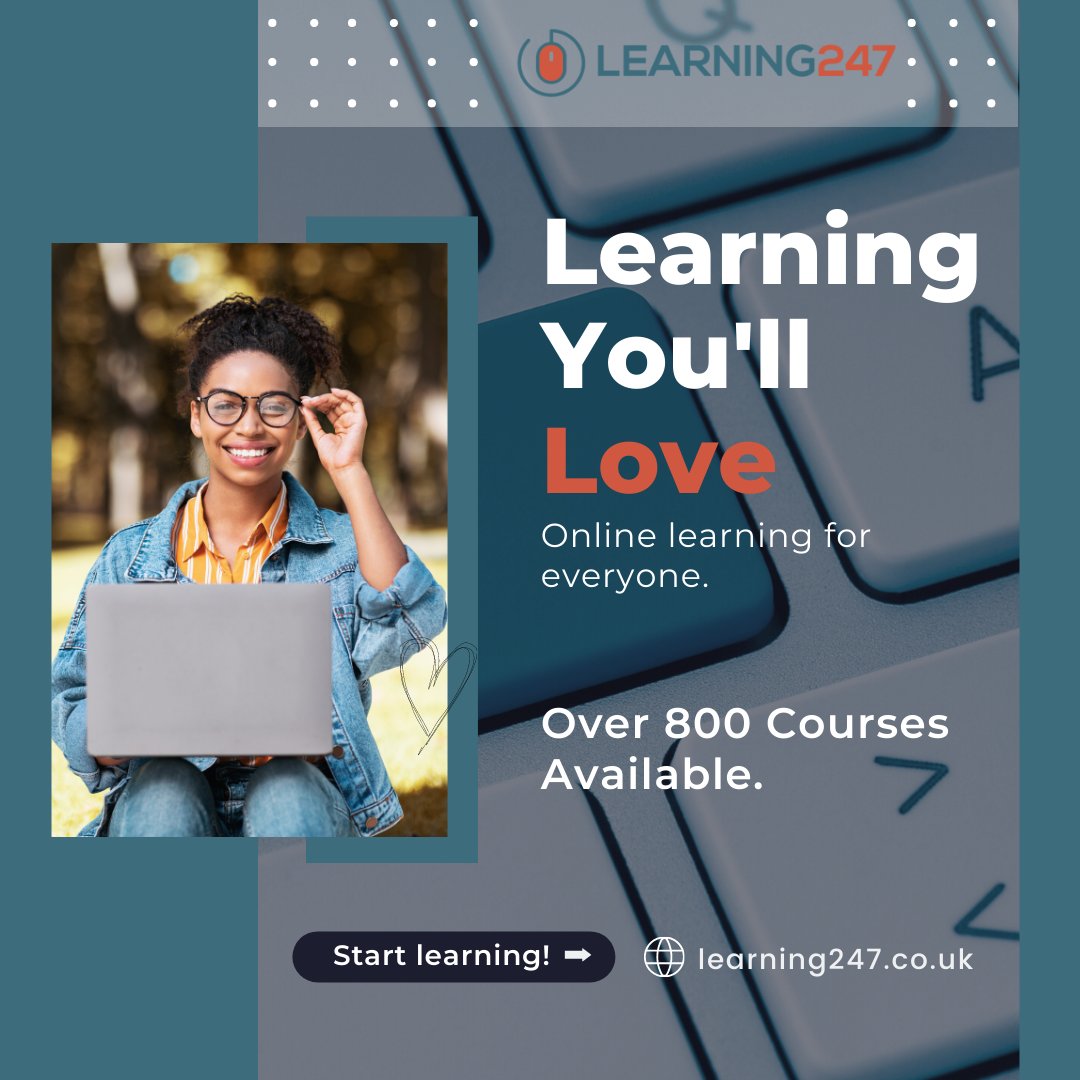 learning247Ltd's tweet image. Learning you&apos;ll love! ♥
There&apos;s a course for everyone at Learning247. Browse our huge library of courses to find the perfect one for you!
Take a look: learning247.co.uk
#Learning #Learning247 #OnlineCourses #OnlineLearning