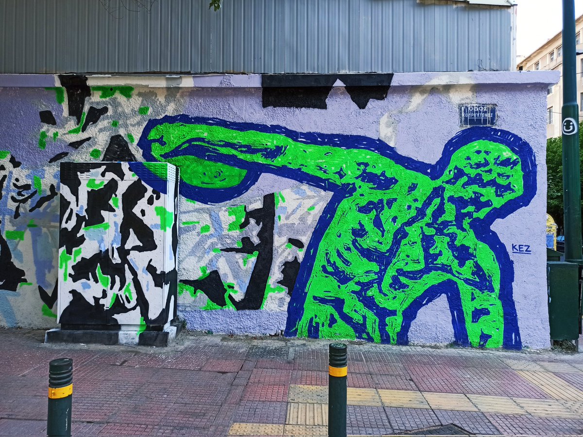 Busy summer in Athens!!

#streetart #olympicgames #graffiti #kez #kez3000 #discobole #mural #nftartist #athens #muralartist