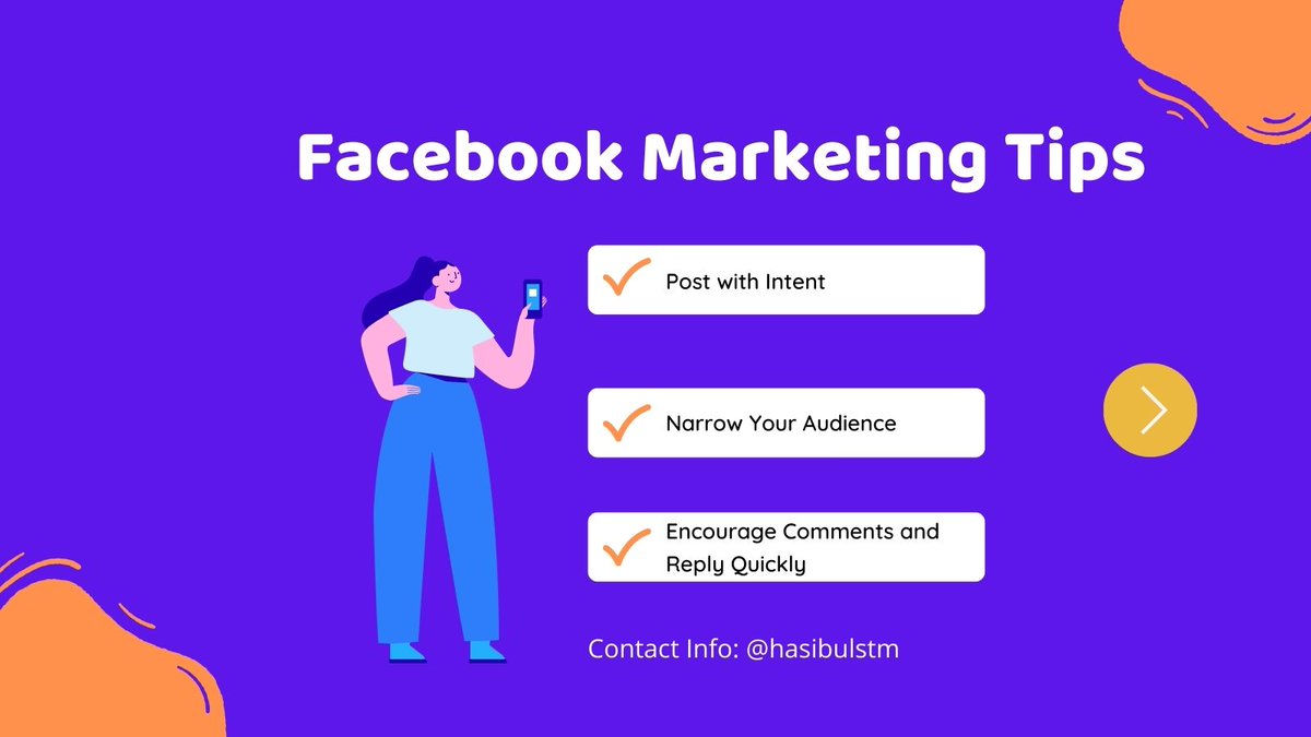 hasibulstm's tweet image. Facebook Marketing Tips

#marketingtips #digitalmarketing #socialmediamarketing #facebookmarketing #facebookmarketingtips