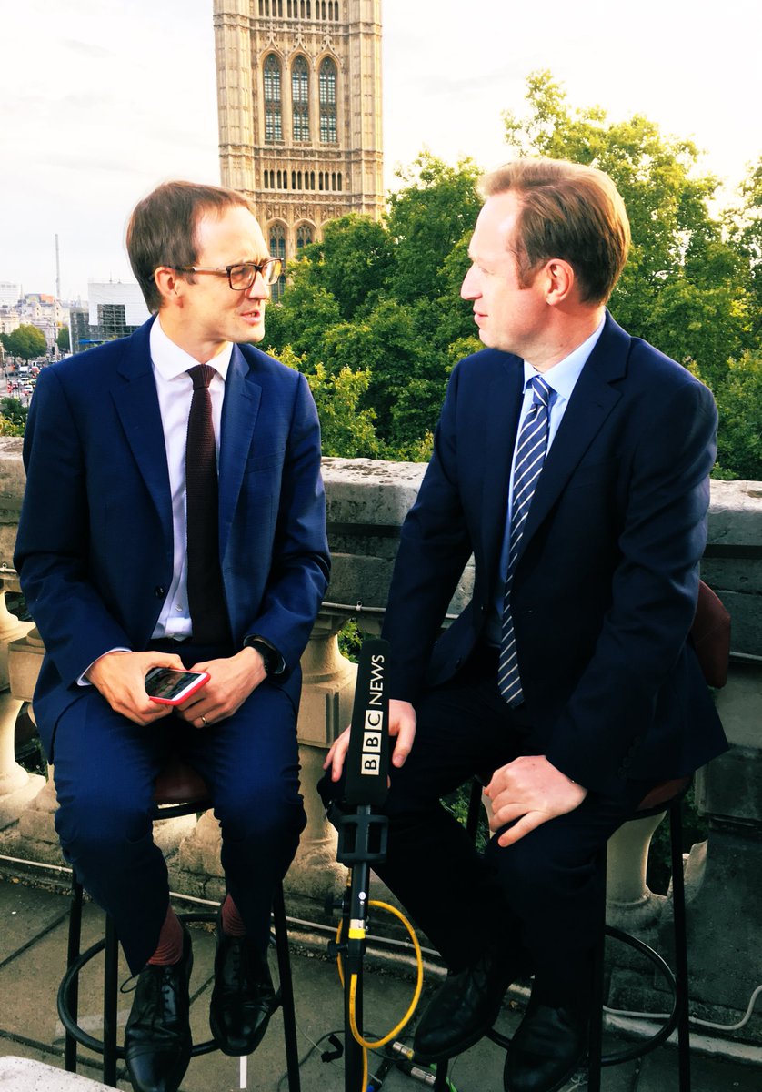 adamfleming's tweet photo. Oh. I see the “Podcasting Power Couple” tag has been taken by someone else. What should we go with instead? “Broadcasting Bert and Ernie?” #BBCNewscast https://t.co/GVsfEATifW