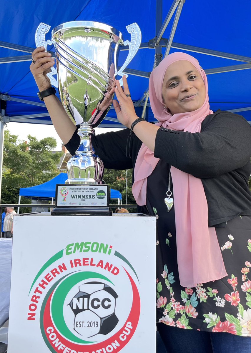 When people ask me why NI out of everywhere else in the world. 
We all know it’s not the weather 🙃 The atmosphere down at <a href="/EMSONI_Sports/">EMSONI</a> Confederation Cup is all the reason why NI is home where I belong 🤍