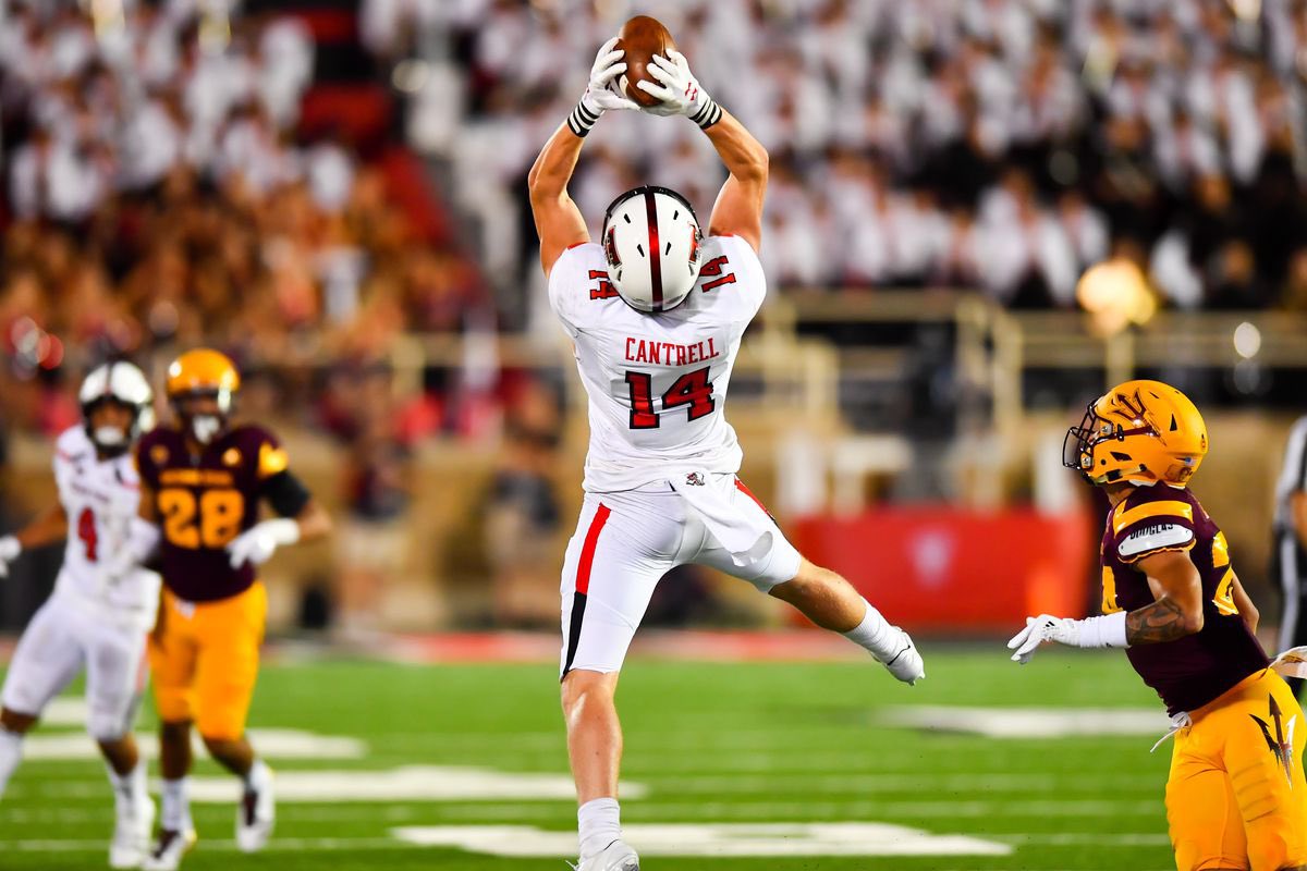 GamblinGauchos's tweet photo. Dylan Cantrell appreciation post:

✅ 158 career receptions for 1,876 yards and 19 TDs as a Red Raider
✅ Honorable Mention All-Big 12
✅ Spent past four seasons in the NFL

14 days til kickoff #WreckEm https://t.co/xePLXkxjL4