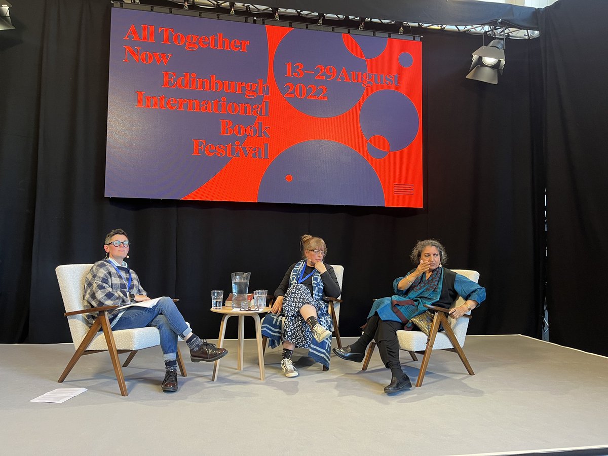 Another wonderfully engaged audience @edbookfest for #2022InternationalBooker winners