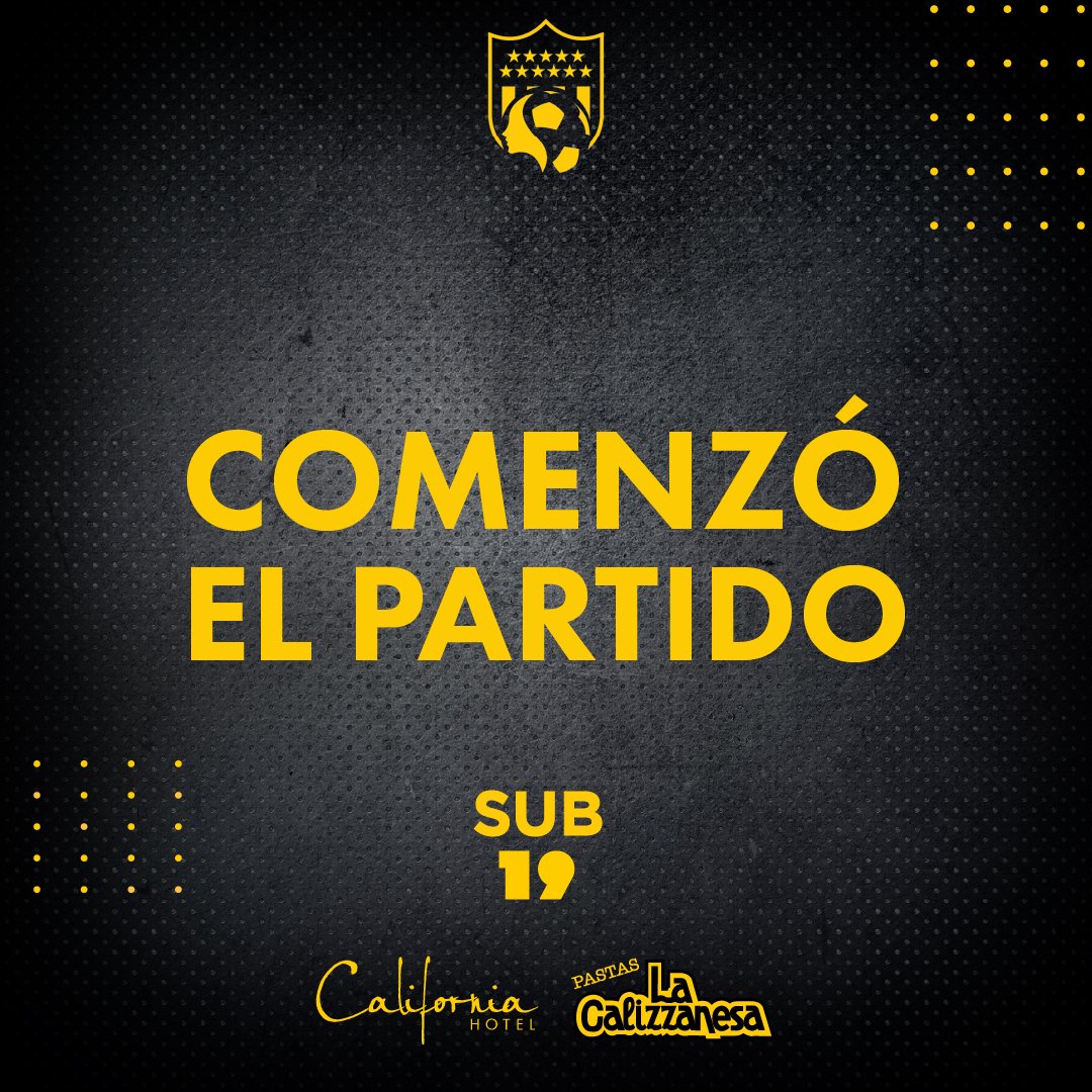 #Sub19 | Comenzó el partido en el CAR. 
#Peñarol - Wanderers

#TodasJuntas
#VamosCarboneras 🟡⚫️