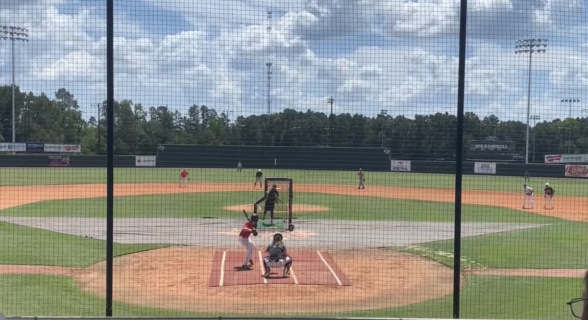 ehook119's tweet photo. Had a solid performance at the Stephen F Austin State camp this Wednesday. I fielded and hit well while putting a ball out. Thank you @DBelanger1721 @CoachCSFA and @SFA_Baseball for a great camp!
 @eastcoastbball 
@WCA__Baseball https://t.co/rbrDBsVgAD