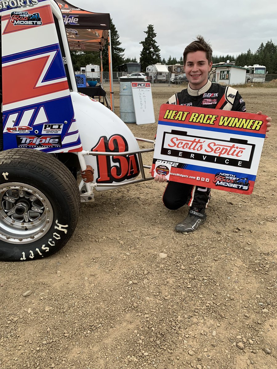 Scott”s Septic Service Heat Race #2 Winner <a href="/Apex_59/">Alex Peck</a> Peck in the Pyles Motorsports #13a Friday Night at <a href="/GHRaceway/">Grays Harbor Raceway</a>