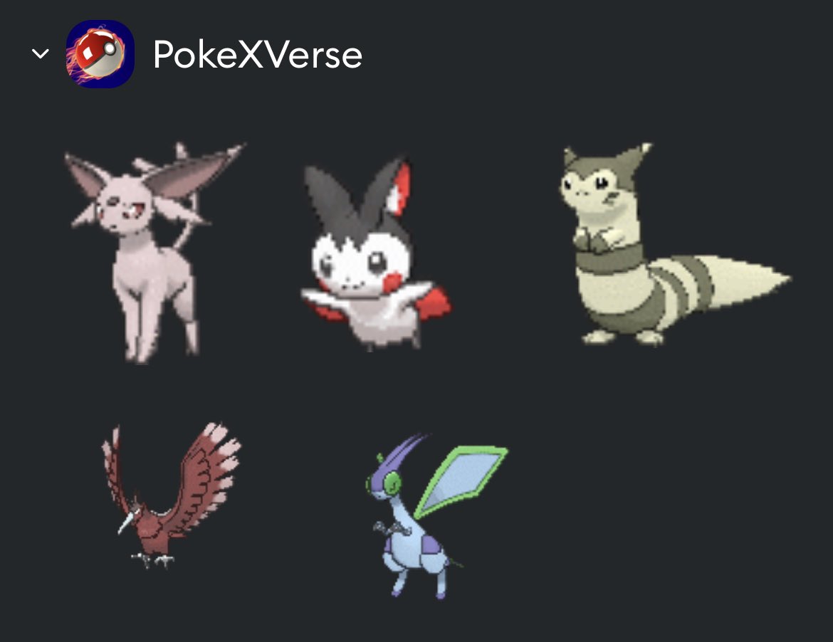 <a href="/PokeXverse/">PokeXverse</a> just revealed their first #NFTCollection!
Post your freshly minted shiny Pokémon in the comments!

#NFT #Pokemon #PokeXVerse #NFTs #P2E #Play2Earn #PlayToEarn #Web3 #Metaverse