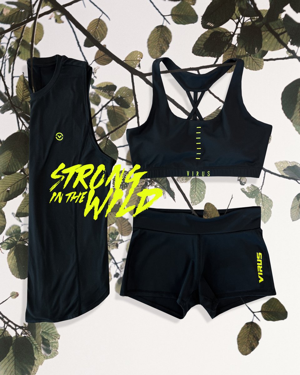 VIRUSintl's tweet photo. Not to brag, but this set in our Strong in the Wild Collection is 🔥.

Link in bio for all-new styles, designed to keep you comfy and supported all day, every day. - @virusintl #virusintl #thepassionthatdefinesyou https://t.co/4k7gTBYTVg
