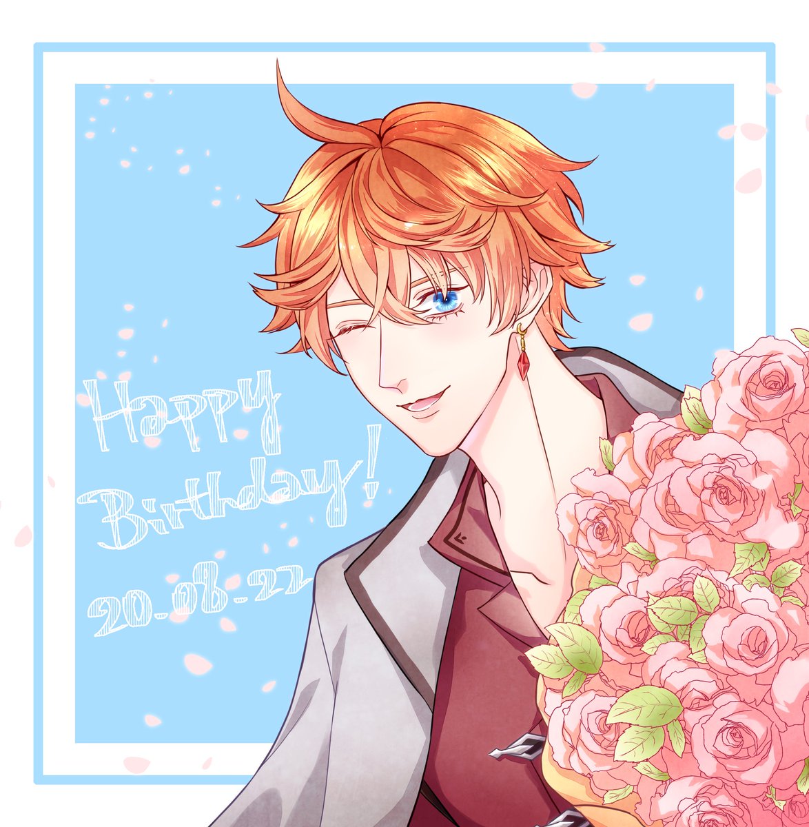 原神やってないけど、いつも絵描きのお世話になってるオルカ先生の誕生日なので！彼女の推しキャラを描いた！
誕生日おめでとう🥳🥳🥳🥳！！！