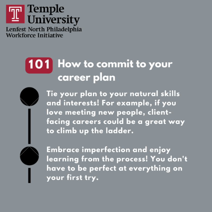 You’ve made your career plan. Now what? Here are our favorite tips for making the most out of your career plan. Check link in our bio for more tips!