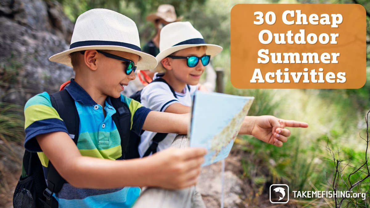Take_Me_Fishing's tweet photo. Summer is almost over; chances are, you’re already running low on ideas for cheap summer activities for the family. Here’s a big list of 30 unique and inexpensive outdoor activities sure to make the whole family happy! – https://t.co/zoZAM8YCFd
#CheapSummerActivities https://t.co/yMjZDjGrGf