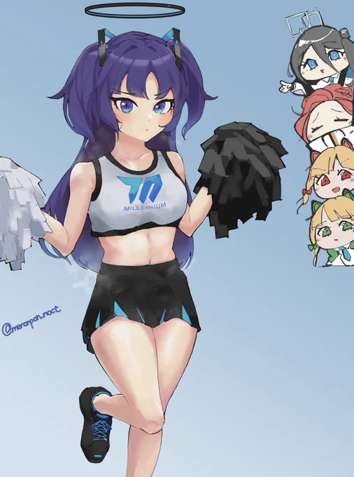 ムチムチユウカにムチムチアリーダーしてもらいたい夏#ブルーアーカイブ #ブルアカ 