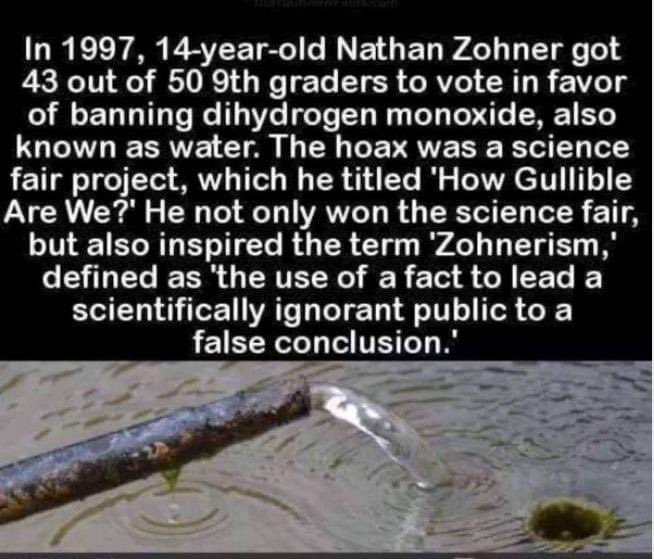 AgBioWorld's tweet photo. Be on guard against Zohnerism https://t.co/P1Flpue5JO