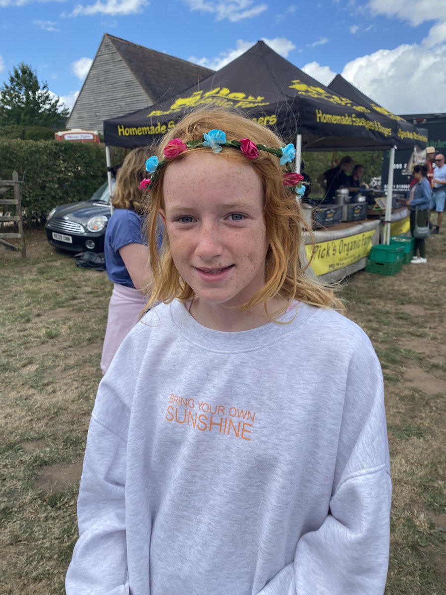 My beautiful daughter who is receiving mean messages due to the colour of her hair