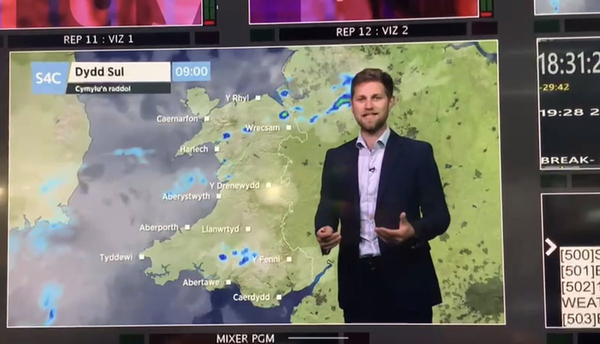 Steffan Griffiths (@steffgriff) on Twitter photo Guess who's back ๐*
Manylion am dywydd yr wythnos ar <a href="/NewyddionS4C/">Newyddion S4C</a> heno a nos 'fory am 19:45.
*... Am y penwythnos ๐ Guess who's back ๐*
Manylion am dywydd yr wythnos ar <a href="/NewyddionS4C/">Newyddion S4C</a> heno a nos 'fory am 19:45.
*... Am y penwythnos ๐