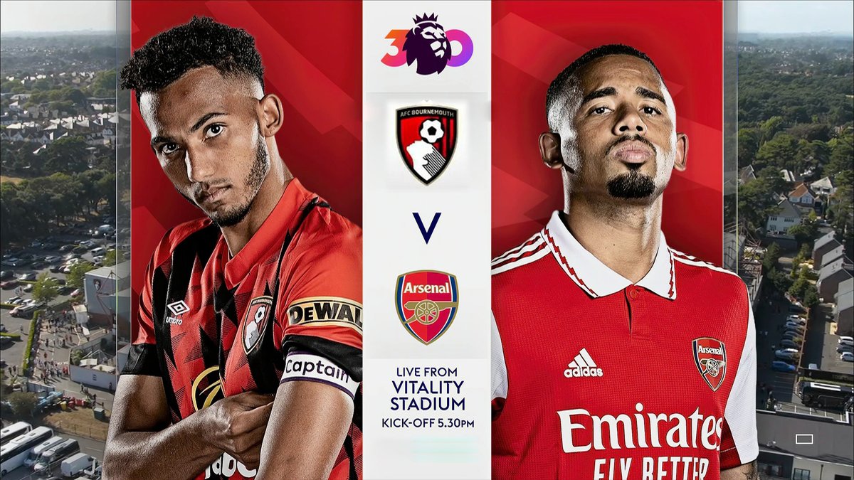 Bournemouth vs Arsenal 20 August 2022