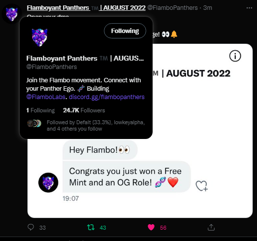 Active_Official's tweet photo. @FlamboPanthers DOOOOONE ! LUCKY ME PLEASE )^ https://t.co/TqHirNMAoV