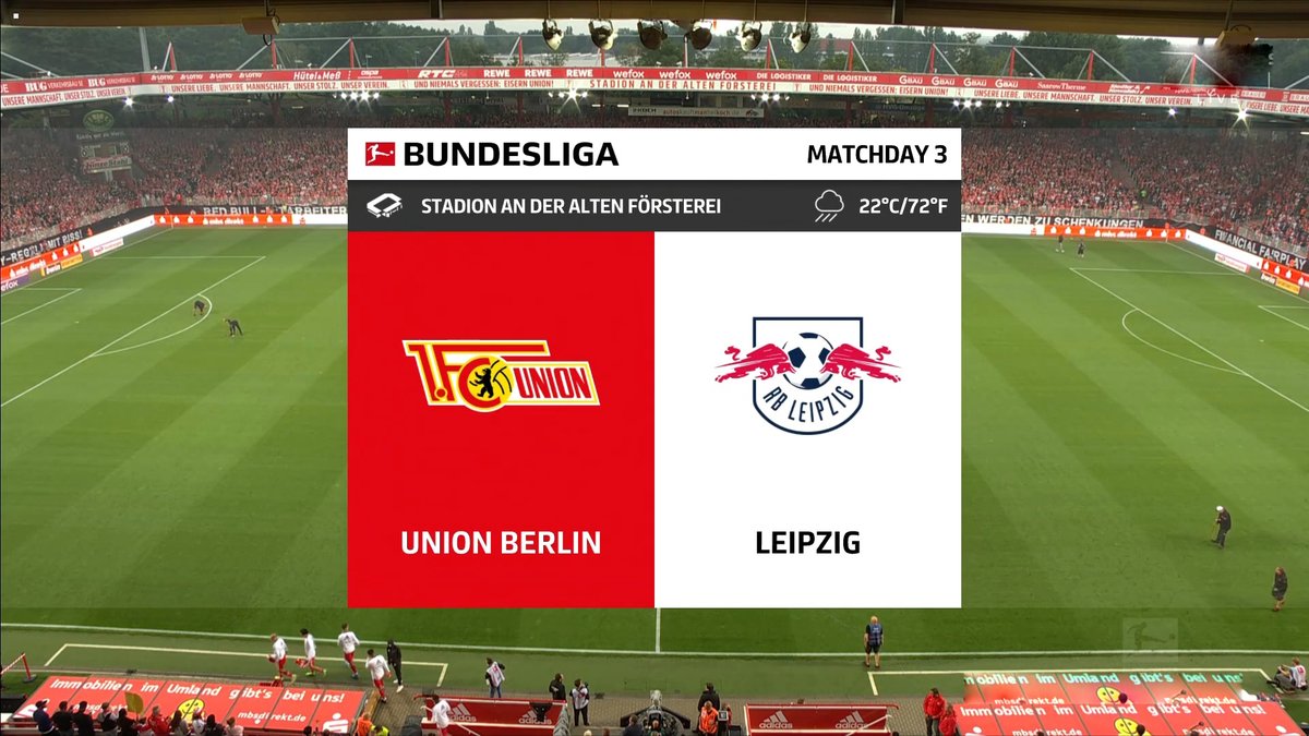 Hoofoot Union Berlin vs RB Leipzig 20 August 2022 Hoofoot Union Berlin vs RB Leipzig 20 August 2022