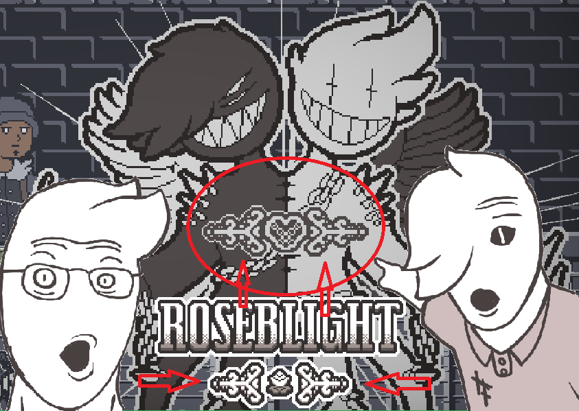 AploveStudio's tweet photo. yooooo holy crap are those the sigils from the roseblight logo?!?!?! dude no way everything's connected omg!!!!!! https://t.co/dpuXn9GdSv