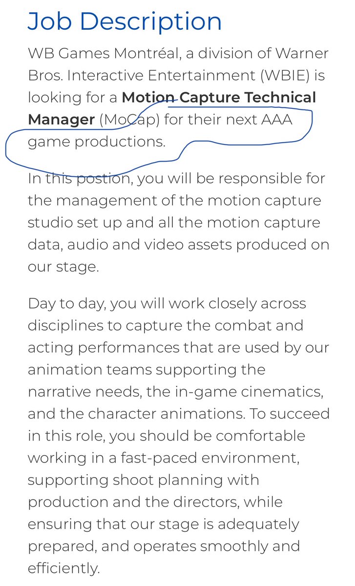 WB Games Montréal, the AAA game studio behind Gotham Knights