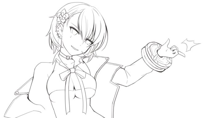 こいつまた薔花ちゃん描いてるよって思われちゃう 