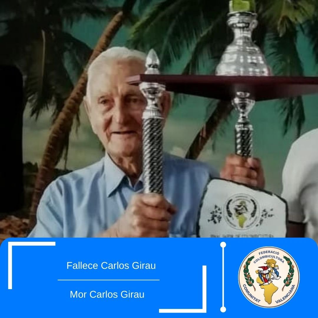 fedcolombicv's tweet photo. Nos deja Carlos Girau

——

Ens deixa Carlos Girau

https://t.co/dNGi2B9xPP https://t.co/T8GRsRu6Dg